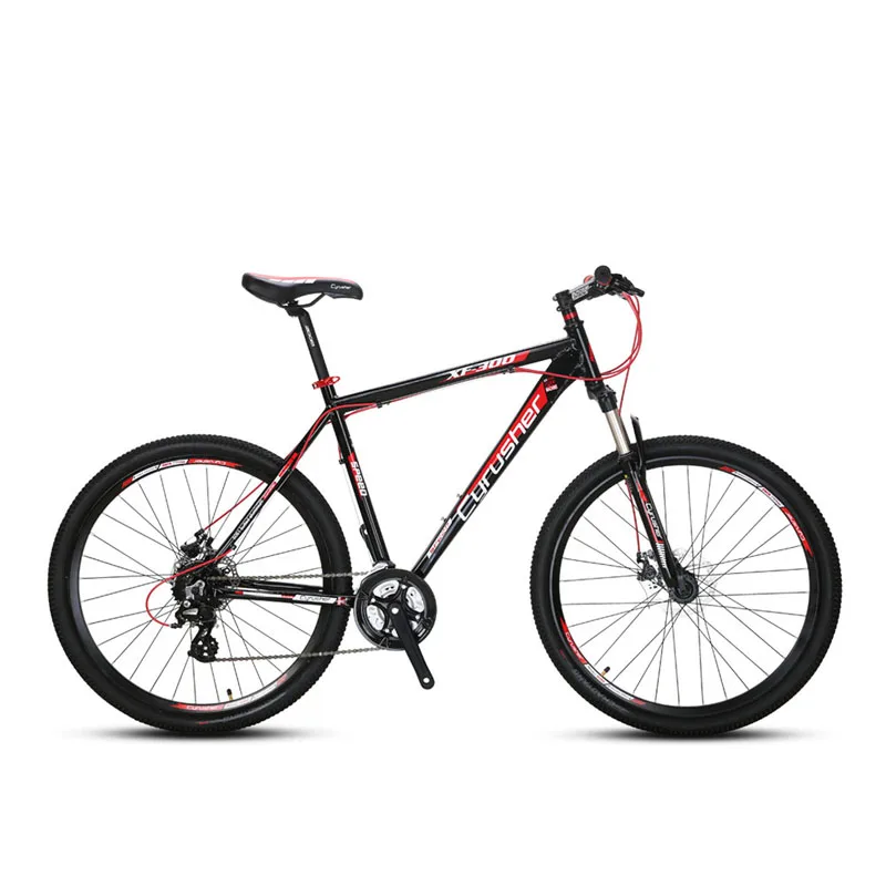 CYRUSHER XF300 Mountain Bike 24 Speed Shifting Gears 27.5' Tyre 19 Inch Aluminum Alloy Frame Fork Suspension MTB Bicycle CYRUSHER XF300 Mountain Bike 24 Speed Shifting Gears 27.5' Tyre 19 Inch Aluminum Alloy Frame Fork Suspension MTB Bicycle