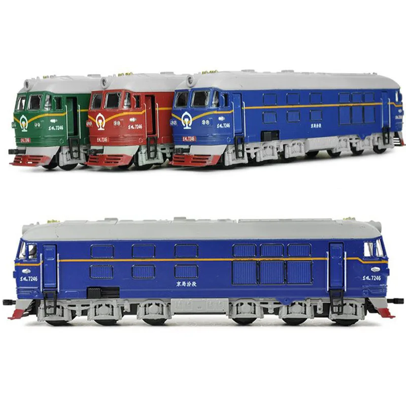 Warrior Dongfeng 3-Shape 4B Type Locomotive Alloy Model Steam Toy Diesel Locomotive Men's Mainland China Toy Finished Product 1