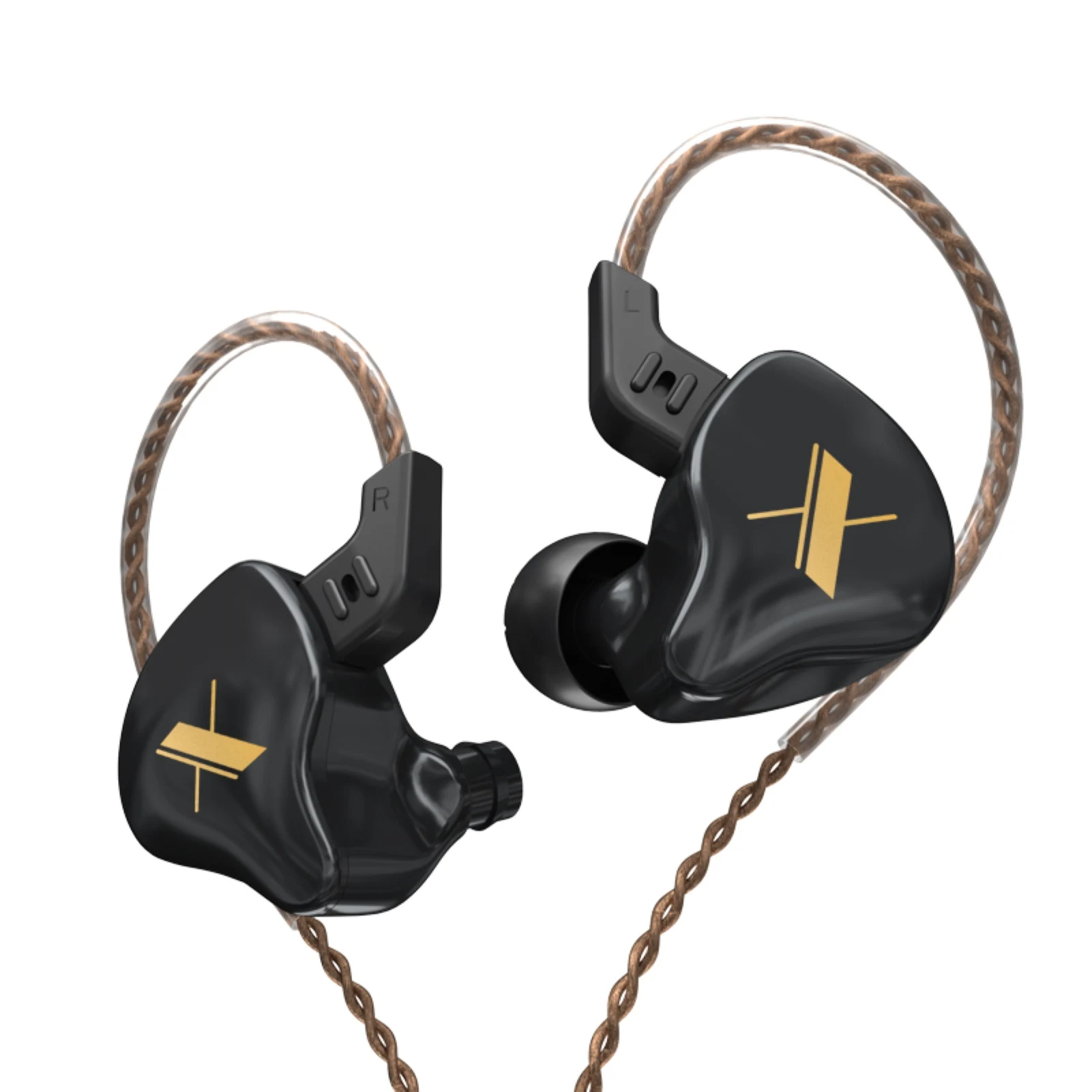 KZ EDX Wired Dynamic HiFi Heavy Bass In ear Gaming Earphone with Microphone 23 Wired Earphone Phone Accessories