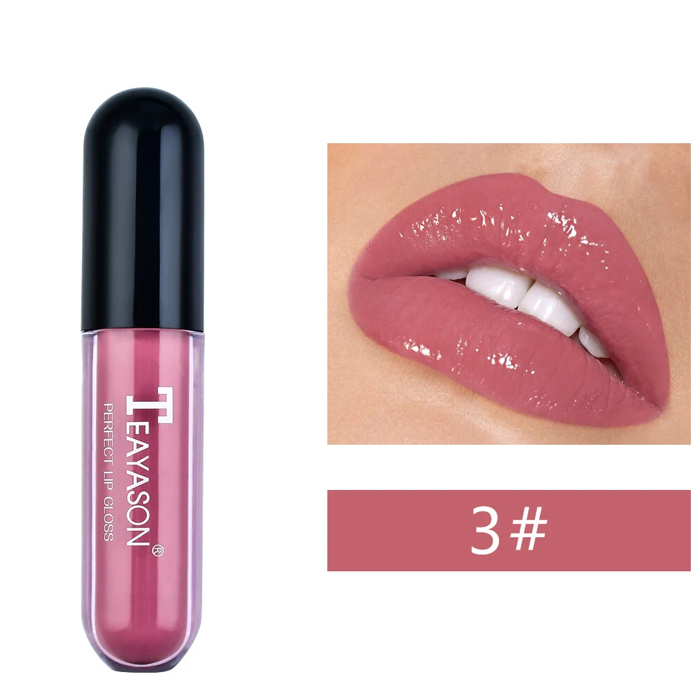 1 шт. Блестящий Блеск для губ зеркальный увлажняющая жидкая губная помада