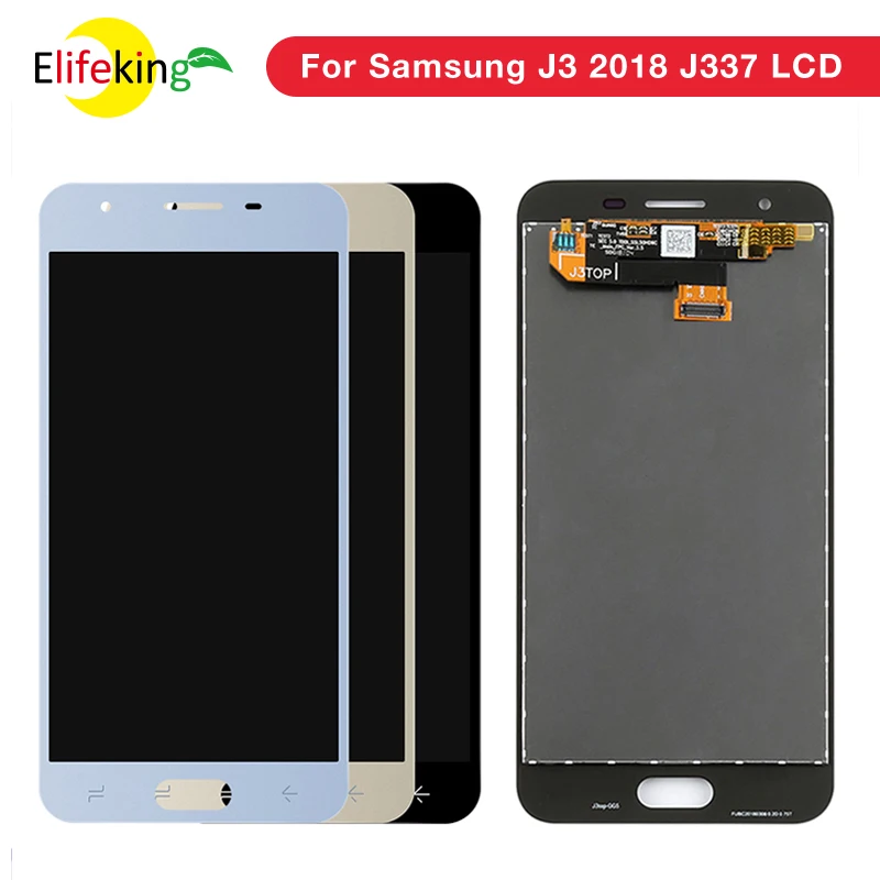 5.0 For Samsung Galaxy J3 2018 LCD J337 J337P J337T SM-J337 Display Touch Screen Digitizer Assembly j3 SAMSUNG j337 | Мобильные