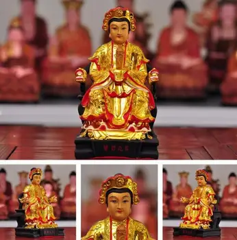 

Copper Statue Old mother goddess Household worship Decoration Resin Buddha statue