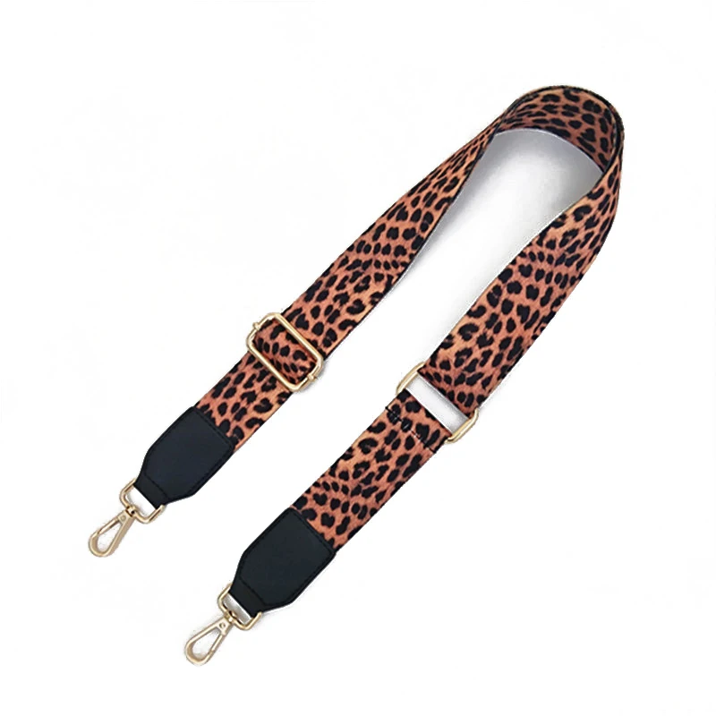 Модная сумка на плечо с леопардовым принтом, широкий ремень, запасная сумка, аксессуары, ручка, регулируемый ремень с металлической пряжкой - Color: leopard