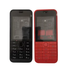 BINYEAE, пластиковый чехол для Nokia 220, лицевая рамка+ средняя+ задняя крышка+ клавиатура+ логотип