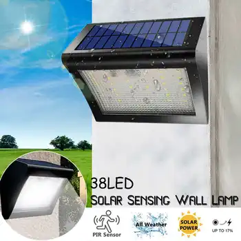 

Smuxi 1-6 pcs 38LED Solar light PIR Motion Sensor solar Garden Light Waterproof IP65 Wall solar Lamp led Street Lamp Security
