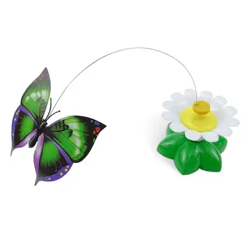 

Interactive Cat Toy Automatic Electric Rotating Butterfly Funny Pet Dog Kitten