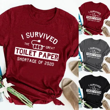 2020 The One Where They were Quarantined Social Distancing T-Shirt Tops T Shirt Femme magliette donna #s