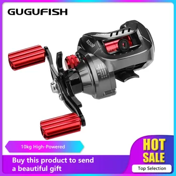 

GUGUFISH New High Speed 7.2:1 Gear Ratio Baitcast Fishing Reel 13+1 Ball Bearings Baitcasting Fishing Reel Baitcaster Tackle