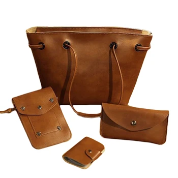 

2019 PU New Famous Brand Casual Female Totes Composite Handbags Ladies Pack Hot Sale Large Capacity Vintage Women Shoulder Bags