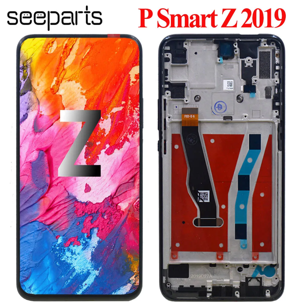 Оригинальный ЖК-дисплей 6 59 дюйма для Huawei P Smart Z с сенсорным экраном и дигитайзером