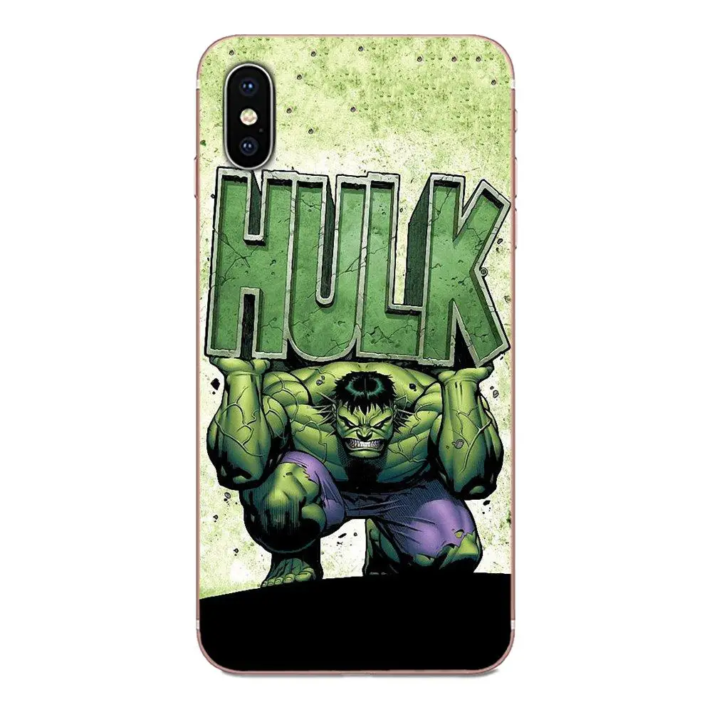 Резиновые сотовый Чехол для телефона для huawei Honor 4C 5A 5C 5X6 6A 6X7 7A 7C 7X8 8C 8S 9 10 10i 20 20i Lite рro с принтом Человека-паука Марвел Халк