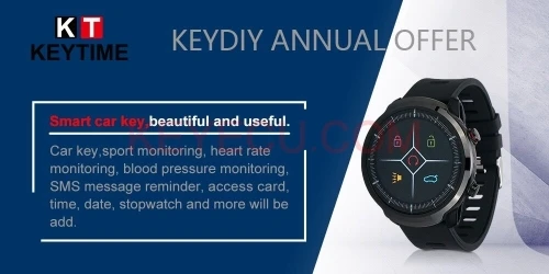 Смарт часы KEYECU KEYDIY KD с брелоком для смарт часов ключей в качестве брелока виде