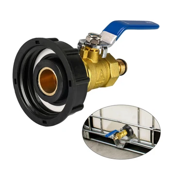 

Corrosion Resistance Adapter IBC Faucet Tap Anti leak Acid alkali resistance