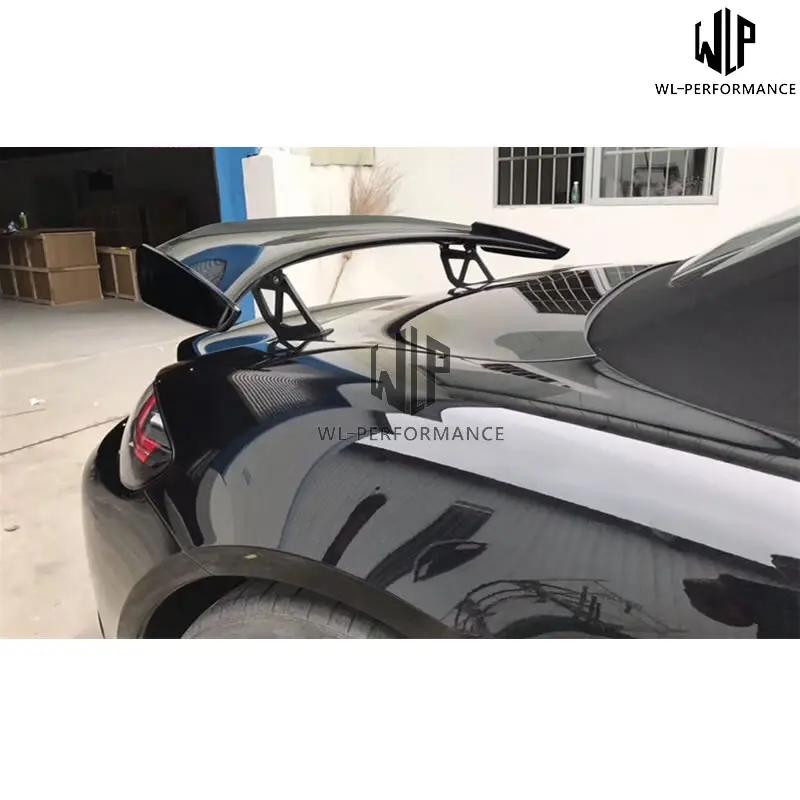 981 987 718 GT4 стиль FRP/углеродное волокно задние крылья багажник спойлер FRP Неокрашенный Топ крылья для Porsche Cayman 981 987 718