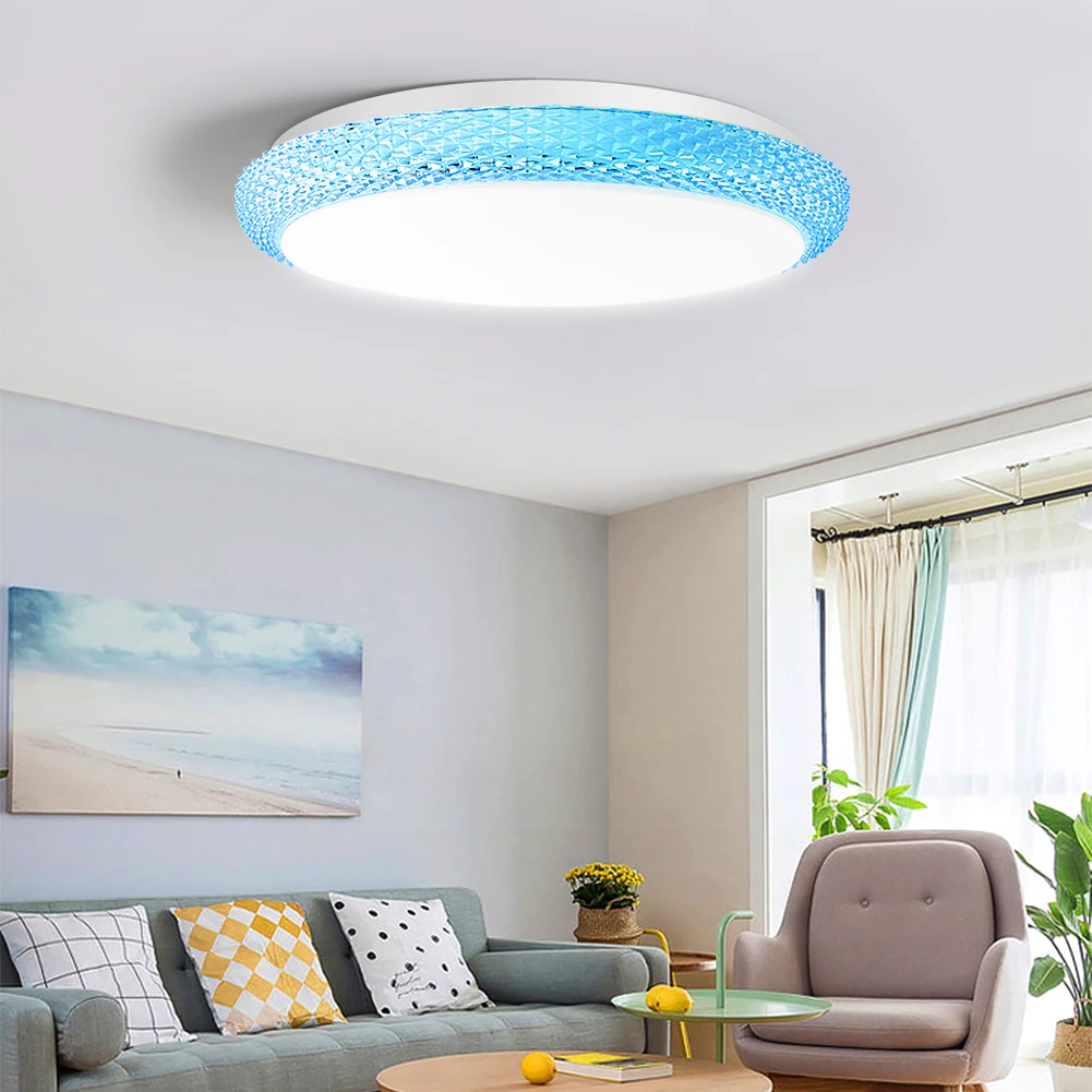 Led Ceiling Light Modern LED Ceiling Lamp Lights 220V 36W 72W Dimmable Living Room Lighting Surface Mounted For Home Kitchen