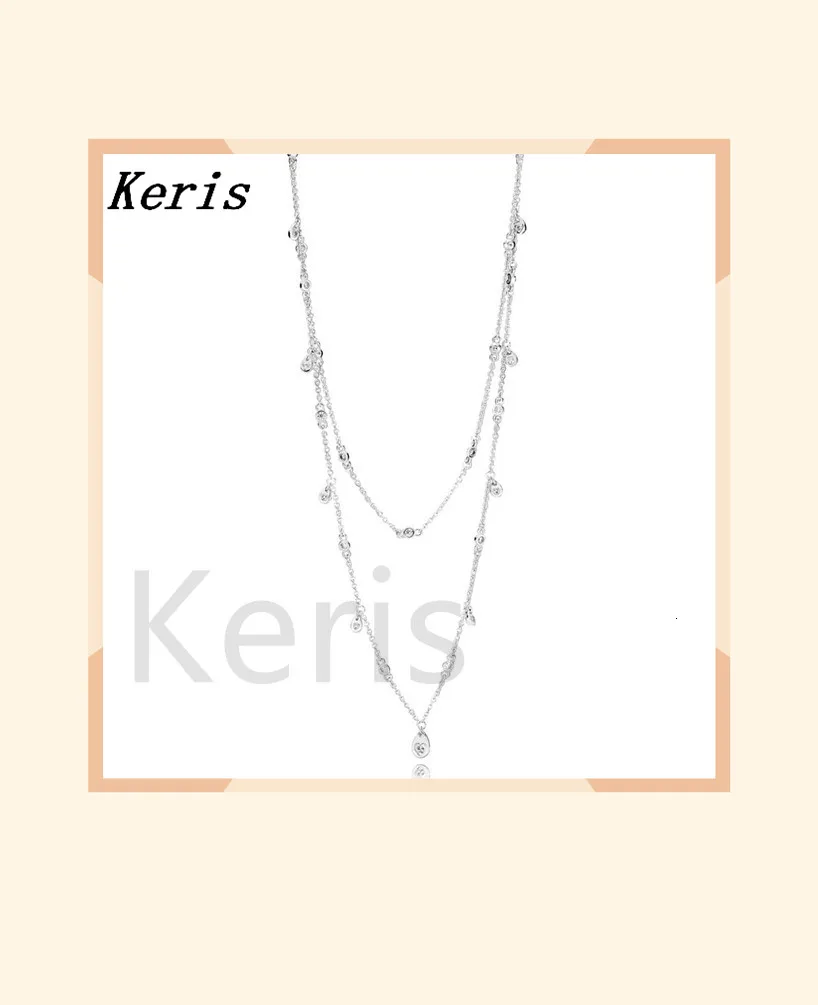 Серебро 925 пробы, 1:1, блестящее колье, чтобы наклеить бесплатно с почтовыми отправками - Цвет камня: White