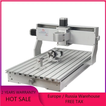 

Aluminum wood router cnc frame 6040 metal carving machine body with stepper motor and limit switch