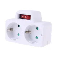 Штепсельная Вилка европейского стандарта 250 В 16А адаптер питания 1-2 способ преобразования гнездо 16NOV23