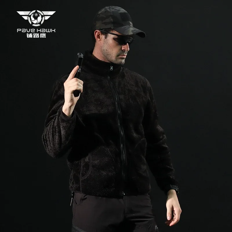 Флисовая термо-одежда из искусственной кожи с перекрестной каймой lu eagle Tactical, хамелеон, тактический Камуфляжный флисовый Ply-44
