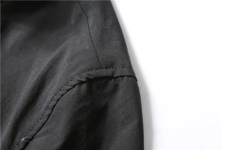 JEEP SPIRIT оригинальные осенние куртки ветровка рукав на резинке весеннее пальто для мужчин плюс размер M-4XL длинный рукав мужская куртка