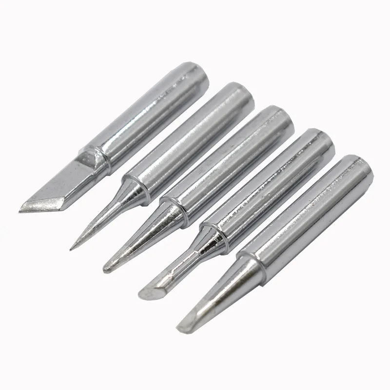 5Pcs I+B+K+2.4D+3C Pure Copper soldering iron electric soldering iron tip Tip Lead-free Solder Tips Welding Head Soldering Tools