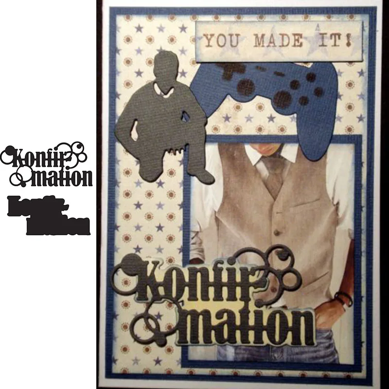 Датское подтверждение металлических штампов для скрапбукинга новые трафареты с