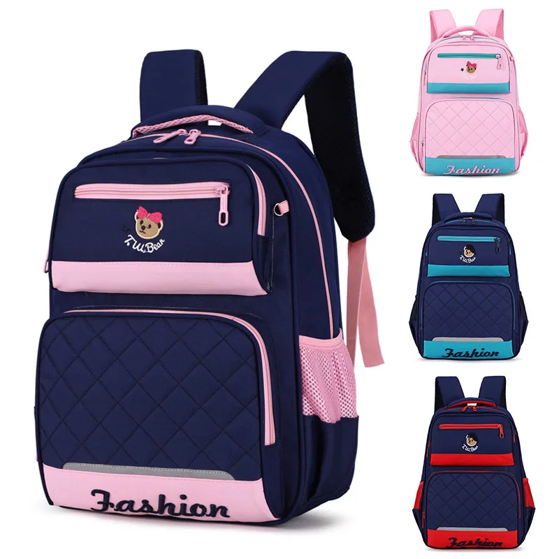 

New Style Cute Little Bear School Bag Men's Young STUDENT'S Women's 2-3 Grade Children Backpack Boy 6-10 a Year of Age BOY'S