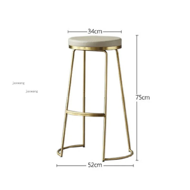 Nordic Simple Bar Stools Modern Creative Bar Chairs European High Stool American Fashion Stool Leisure High Chair Furniture