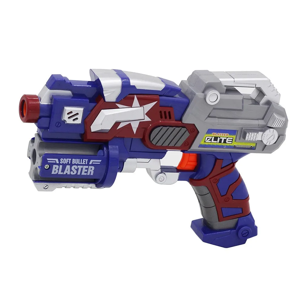 Ручной игрушечный пистолет с 10 мягкими пулями, костюм для пуль Nerf, снайперская винтовка, игрушечный пистолет, Дротика, бластер, игрушки для детей, подарок на год