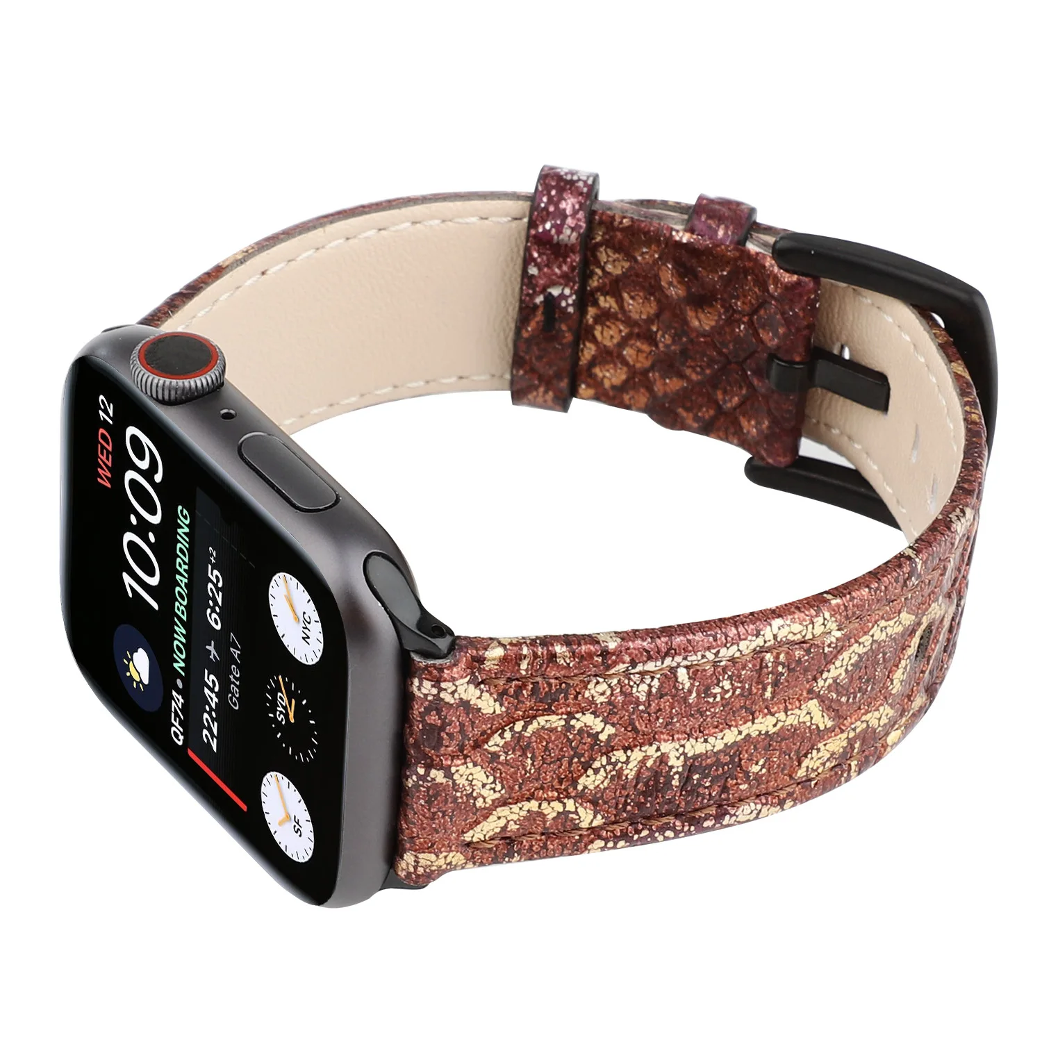 Аксессуары для часов из натуральной кожи для Apple Watch Band 44 мм 40 мм и Apple Watch Band 42 мм 38 мм серия 5 4 3 2 1 ремешок для часов Retr