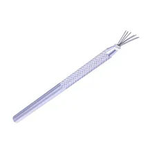 7 Pin Feather Wire Texture Pottery Ceramics Tools Polymer Clay Sculpting Modeling Tool Pottery Texture Brush Tools Strong Wire