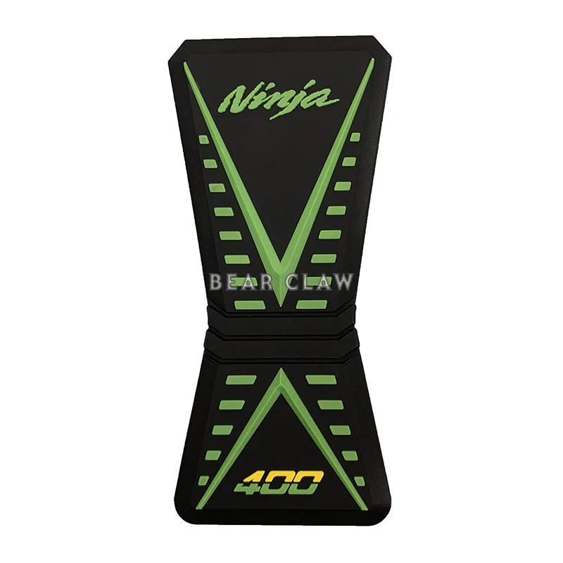 Для Kawasaki NINJA400 NINJA Z400 защитная накладка на бак мотоцикла боковая наклейка "кость" наклейка газ Топливо колено сцепление тяга зеленый