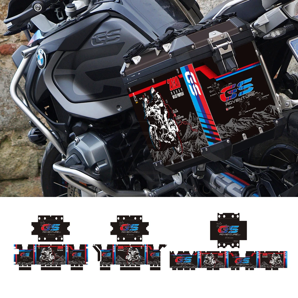 Funda para maleta de motocicleta, pegatina para BMW KADAR RALLYE, Vista previa, F800GS, F850GS, R1200GS, 2020|Calcomanías y pegatinas| - AliExpress