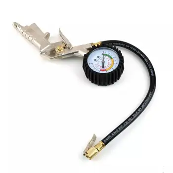 

Air Inflator Gun Tire Pressure Gauge Meter 220PSI 16 Bar for Car Bicycle