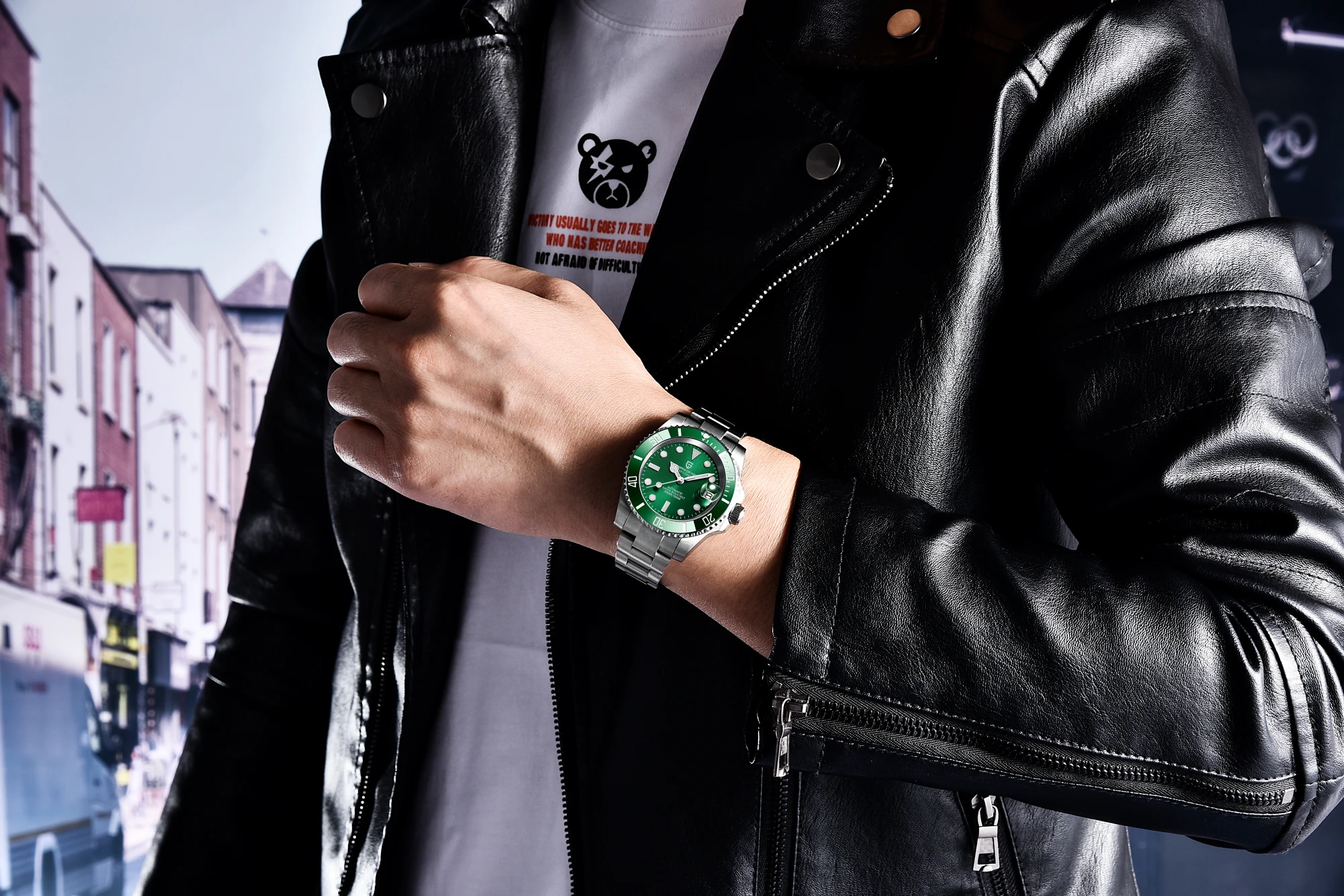 Men's Automatic Watch Stainless Steel Waterproof Watch 10 He77840081b714ceaa9d4ce16b9fda9a0W
