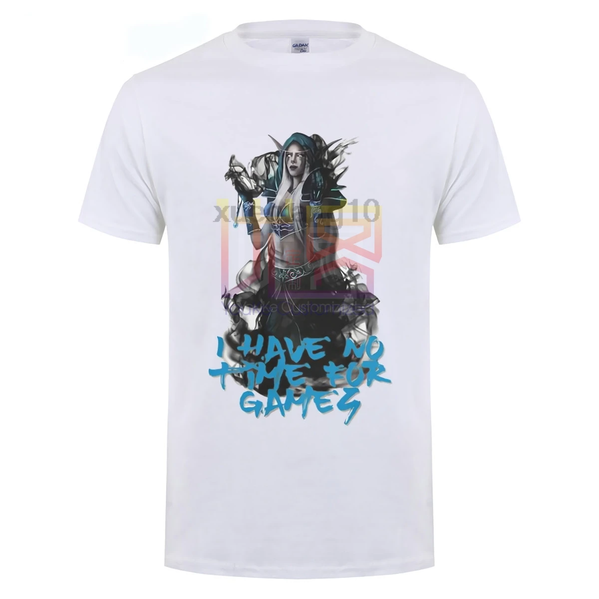 

WORLD OF WARCRAFT SYLVANAS WINDRUNNER MEN'S T-SHIRT T shirt