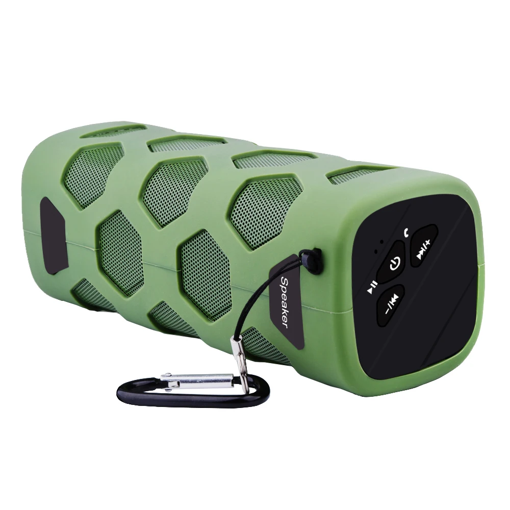 Eson стиль Bluetooth V4.0 беспроводной Bluetooth динамик 4000ма внешний аккумулятор беспроводной динамик для IPhone Xiaomi - Цвет: AryGreen