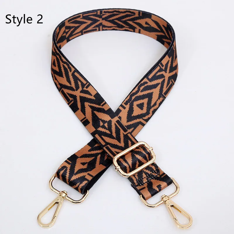 7styles Bag Strap For Women Removable DIY Shoulder Rainbow Handbag Accessories Cross Body Messenger Nylon Bag Straps Bags Handle
