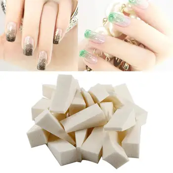

24Pcs Soft Triangle Nail Art Polish Transfer Sponge Gradient Stamp Drawing Painting Sponge Color Changing Image Stamp DIY Tool