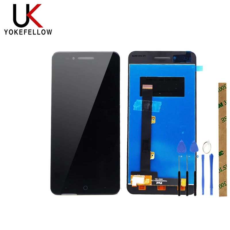 Najtaniej Wyświetlacz LCD do ZTE Voyage 4 Blade A610 wyświetlacz LCD ekran dotykowy z dotykowym kompletnym montażem 100% testowane czarno białe
