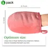 Sinland Bamboo Fiber Oil Free Reusable Makeup Remover Cloth Glove Tool Beauty Facial Cleansing Cloth Pads 13cmx20cm 3 Pack White 6