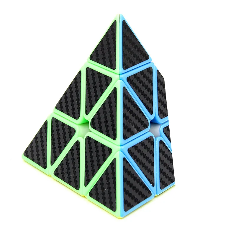 MoYu MeiLong Pyraminxeds, наклейка из углеродного волокна, магический куб, 3x3x3, пирамида Neo speed Cube, головоломка, антистресс, обучающие игрушки
