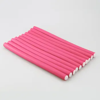 

10pcs DIY curlers for hair soft hair rollers curler Pearl Cotton Hair Roll curls bagels bendy flexi rods spiral magic curl perms