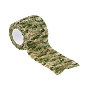 

Elastic Camouflage Waterproof Outdoor Hunt Camping Stealth Camo Wrap Tape Military Airsoft Paintball Stretch Bandage