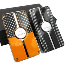 COHIBA курительный гаджет зажигалка 3 фонарь ветрозащитная Регулируемая струя пламени Cohiba профессиональные зажигалки для сигар