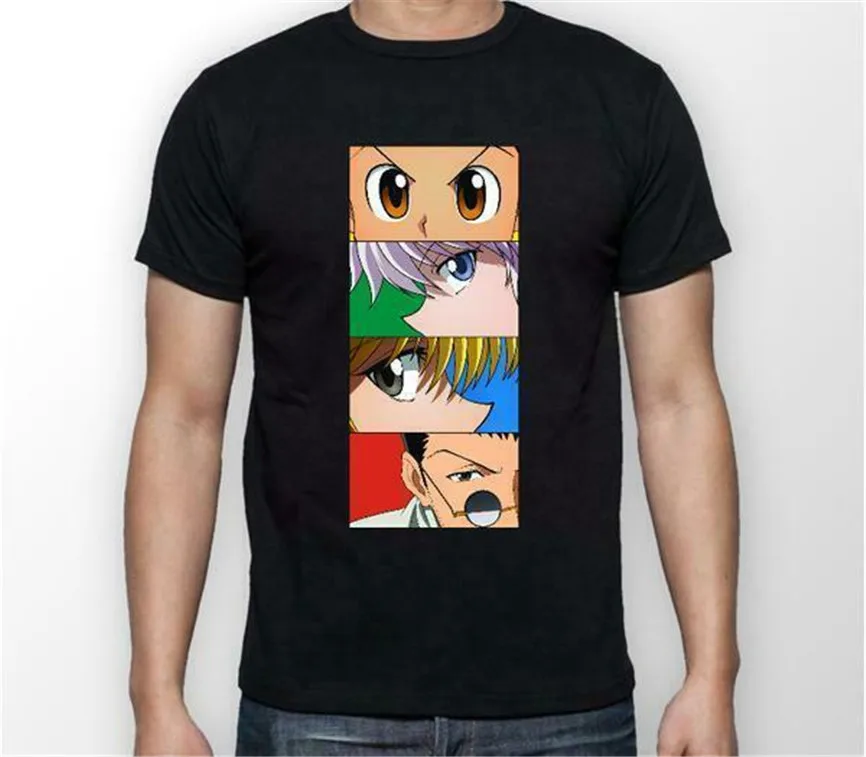 Hunter X экзамен команды Hxh Гон Аниме футболки унисекс футболка верхняя одежда |