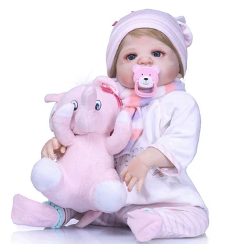 

ulation doll 2020 resin organic silicone environmental protection material toddler toy brother sister reborn doll