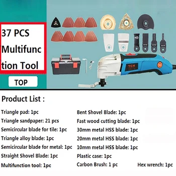 Best Multi Renovator Full Set,Household Use Mini Oscillating Saw Multifunction Tool,37Pcs Accessories ,DIY Multiplication Power Saw