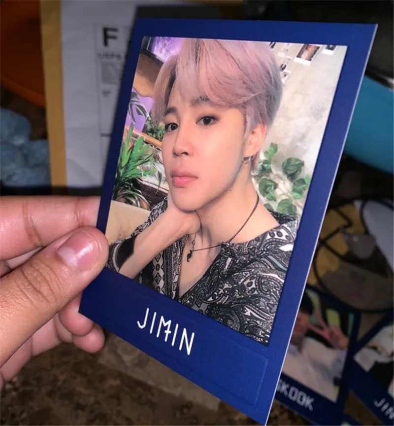 KPOP 7 шт./компл. KPOP Bangtan Boys Светильник лампы stick ломо карты Бумага светильник фото плакат HDPhotocard JIMIN SUGA J-HOPE JUNGKOOK