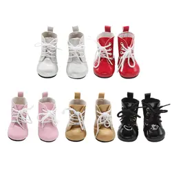 1 пара обуви для 18-дюймовая кукла игрушечная мини-кукла обувь для мультфильм кукольная обувь куклы снекеры аксессуары